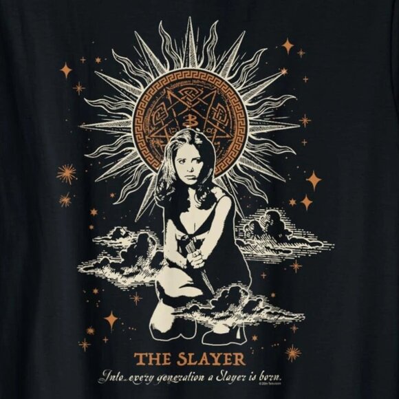 Buffy the Vampire Slayer Retro Tarot The Slayer TV Show T-Shirt 173 - Picture 2 of 5